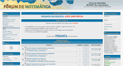 Desktop Screenshot of forumdematematica.org